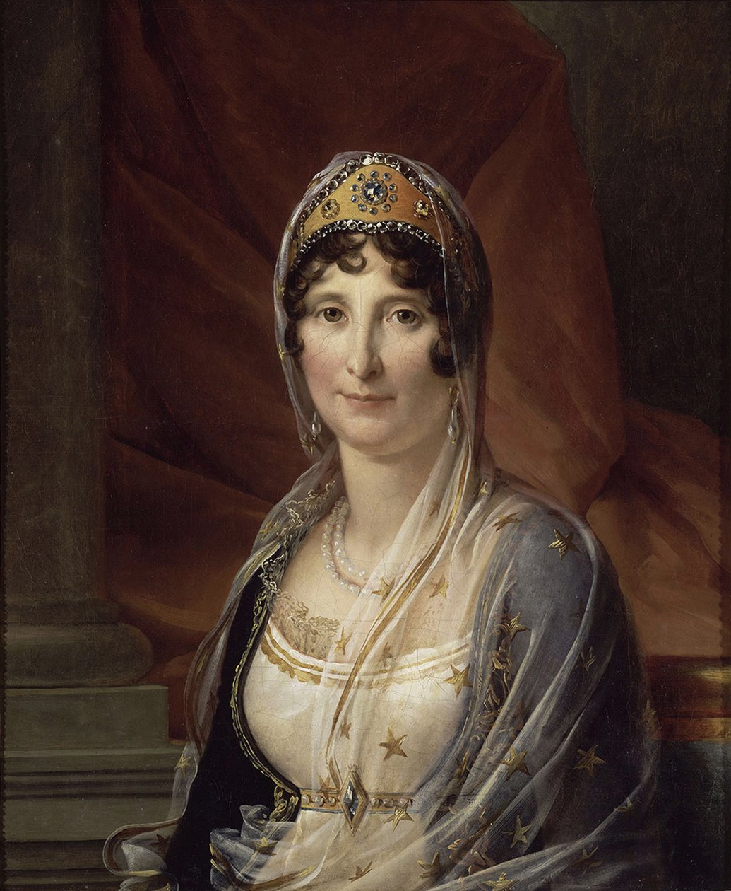 Porträtt av Maria Letizia Ramolino Bonaparte 1750-1836, mor till Napoleon Bonaparte, ca 1804 av Francois Pascal Simon Gerard
