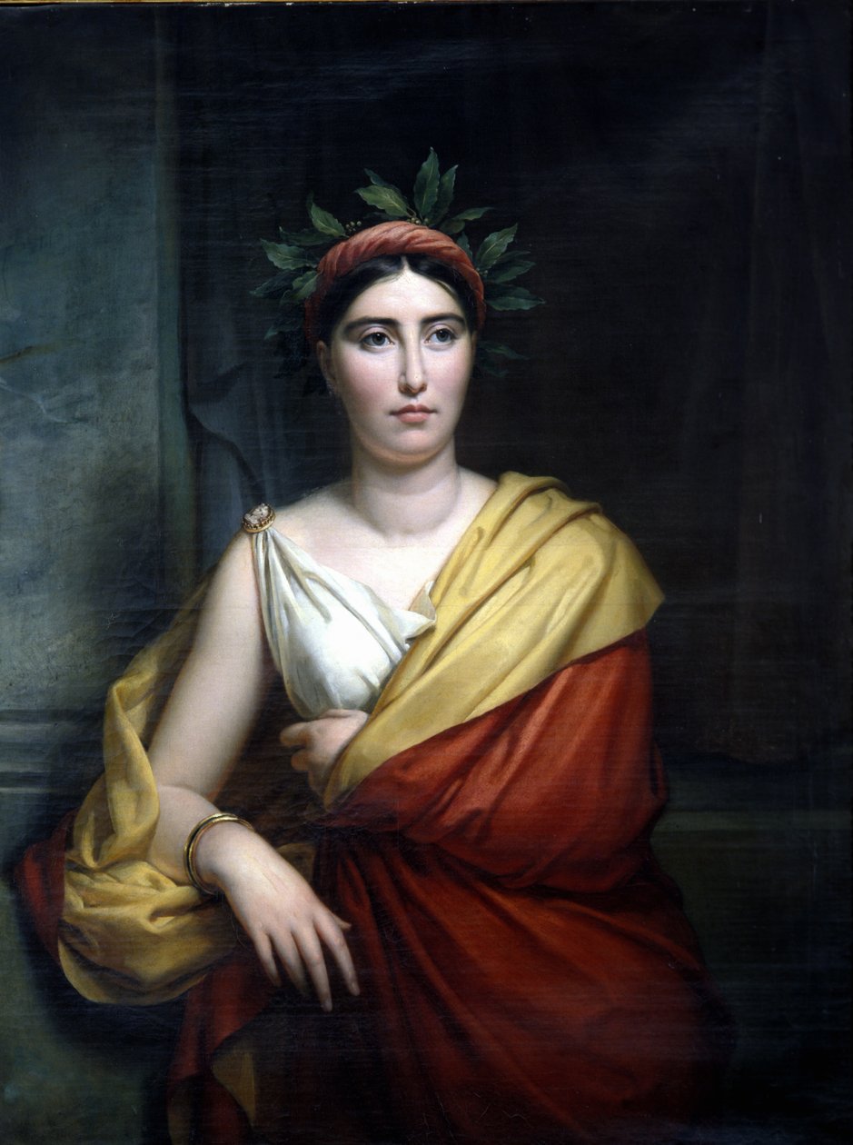 Porträtt av sångerskan Giuditta Pasta av Francois Pascal Simon Gerard
