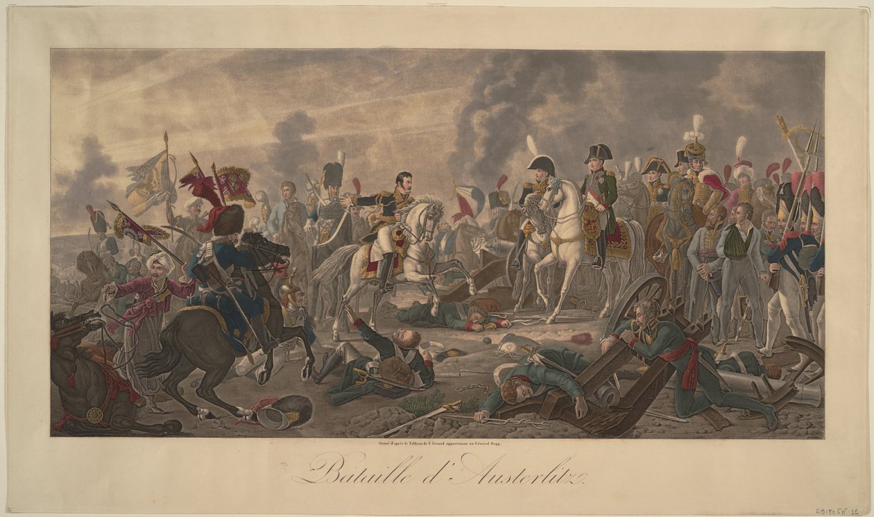 Slaget vid Austerlitz den 2 december 1805 av Francois Pascal Simon Gerard