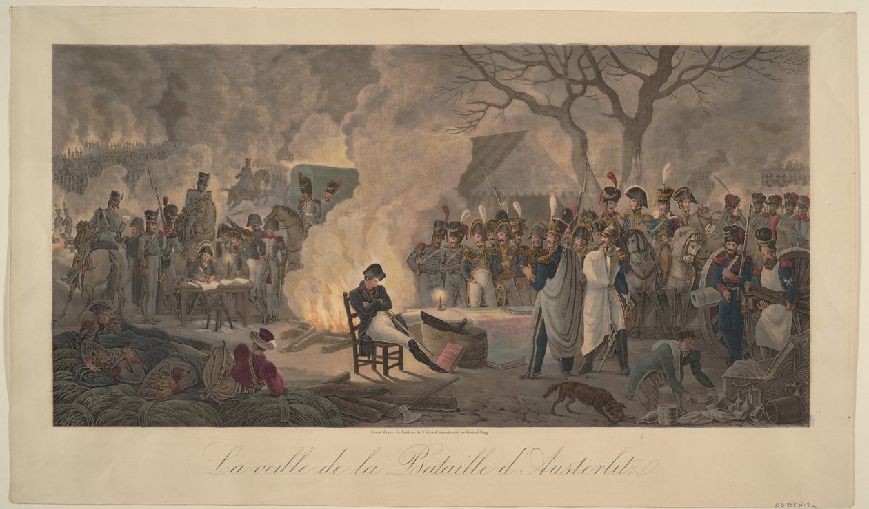 Slaget vid Austerlitz den 2 december 1805 av Francois Pascal Simon Gerard
