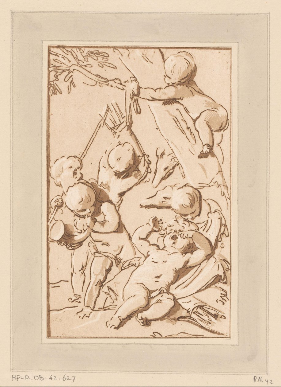 Amors i vila efter jakten av Francois Philippe Charpentier