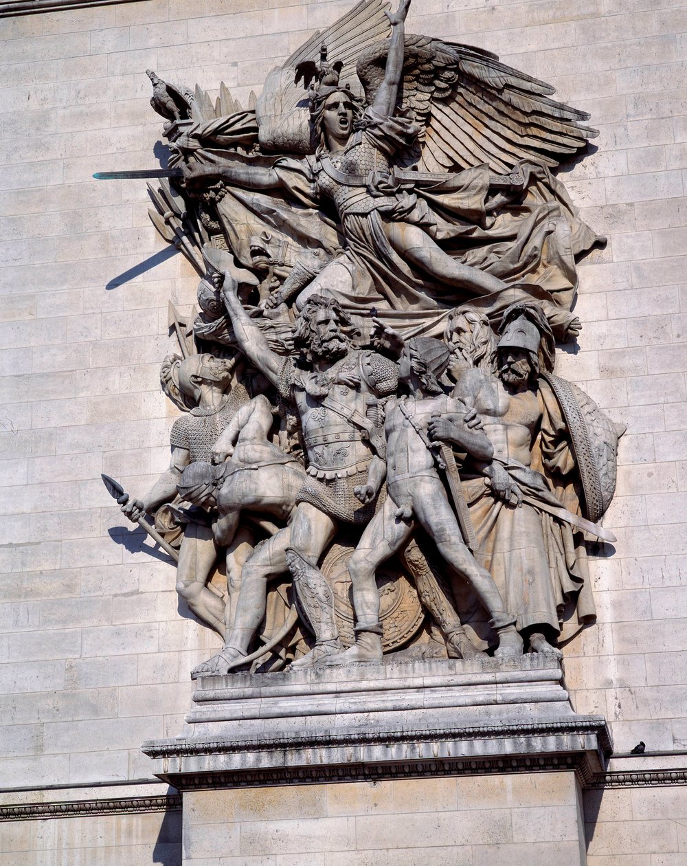 Marseillaise från Triumfbågen i Paris. Skulptur av Francois Rude (1784 - 1855) av Francois Rude