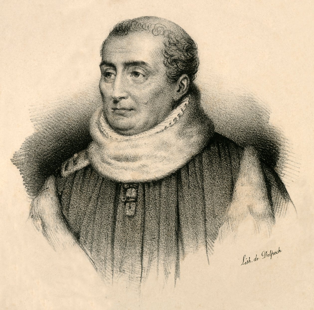 Christophe de Thou, 1508-1582, c1830. av Francois Seraphin Delpech