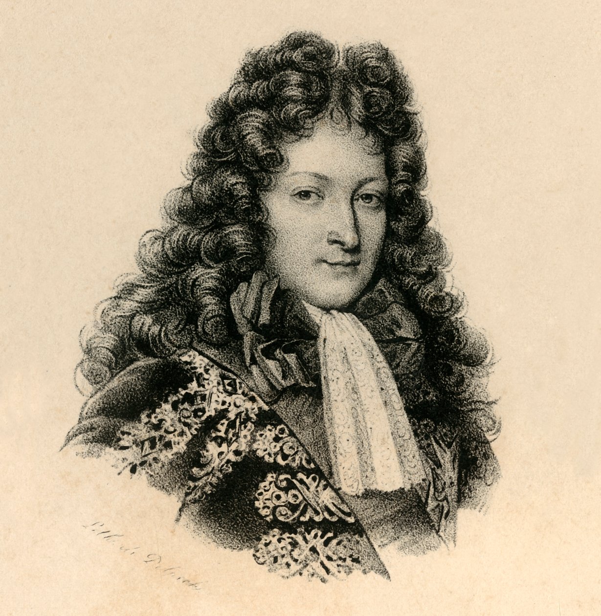 Louis Dauphin Son till Ludvig XIV, 1661-1711, c1830. av Francois Seraphin Delpech