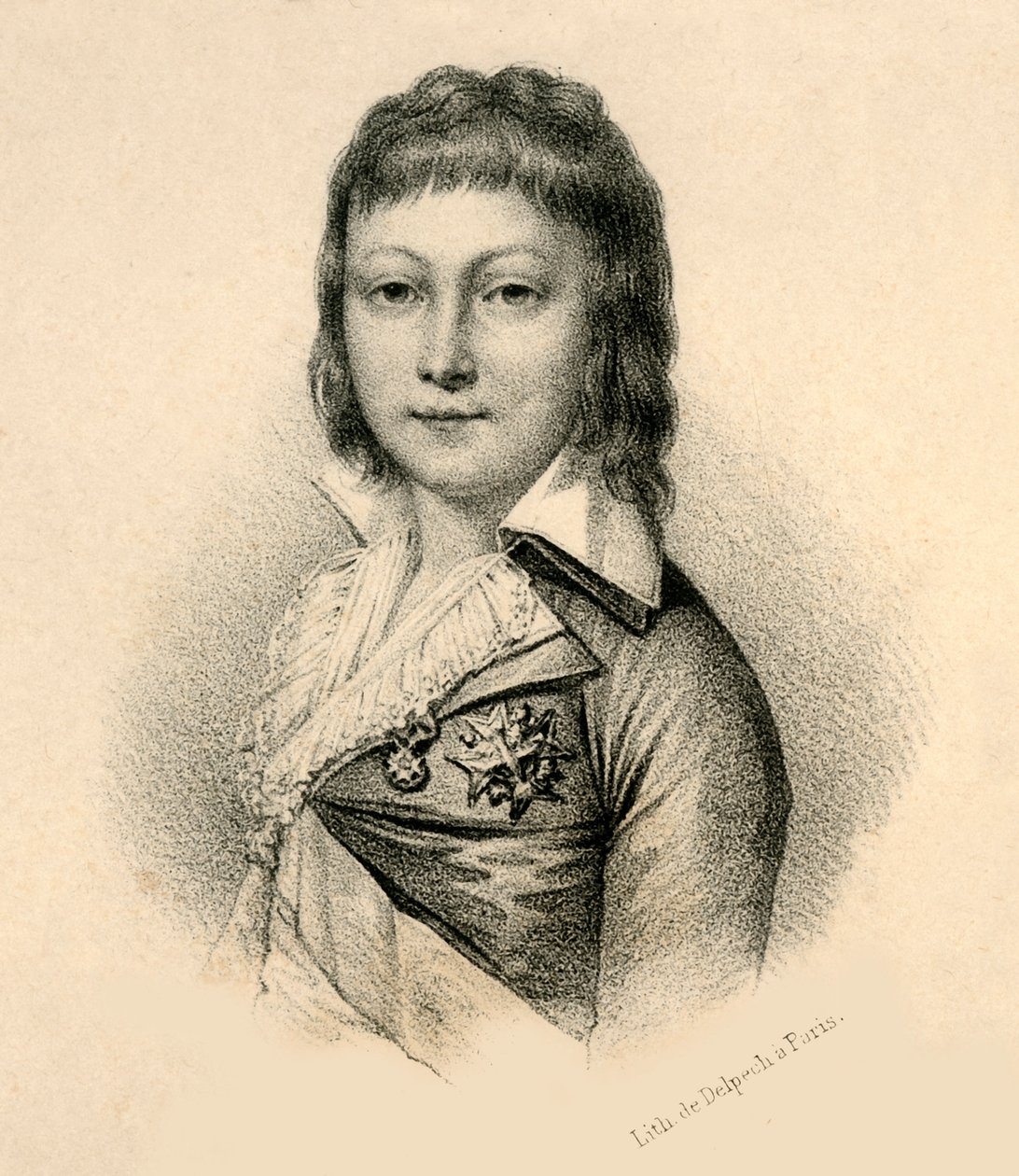 Ludvig XVII, 1785-1795, c1830. av Francois Seraphin Delpech