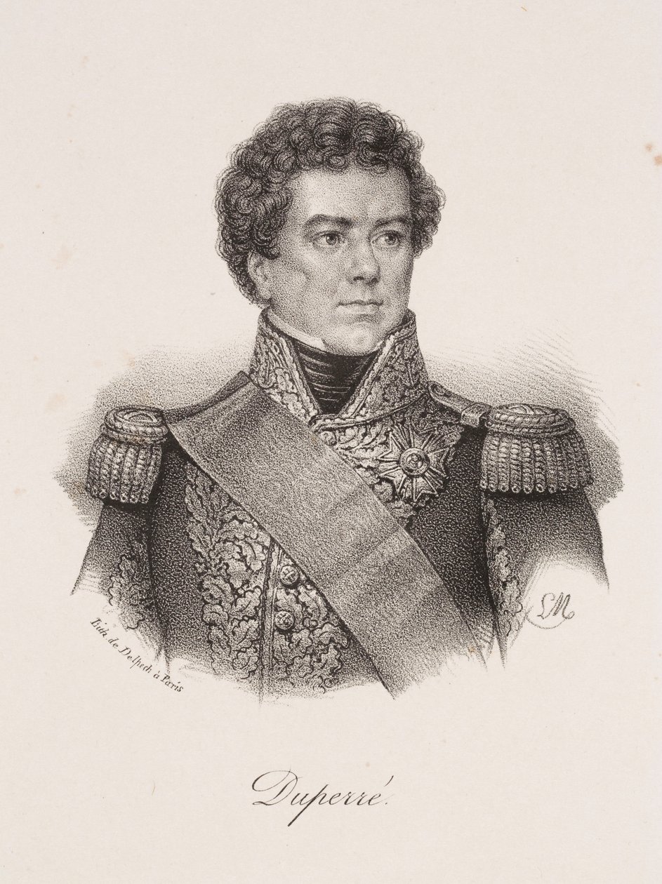 Porträtt av Guy-Victor Duperré av Francois Seraphin Delpech