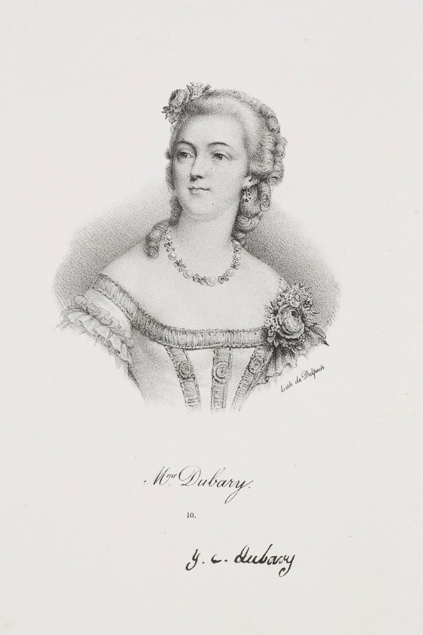 Porträtt av Madame Dubary av Francois Seraphin Delpech