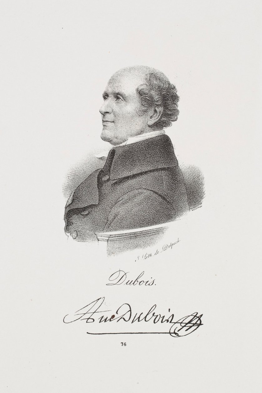 Porträtt av kirurgen Antoine Dubois av Francois Seraphin Delpech