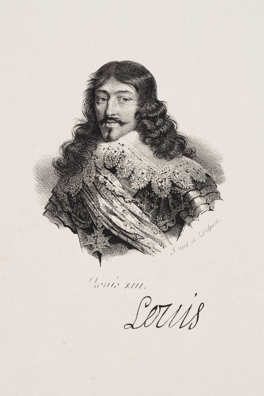 Porträtt av kung Ludvig XIII av Francois Seraphin Delpech