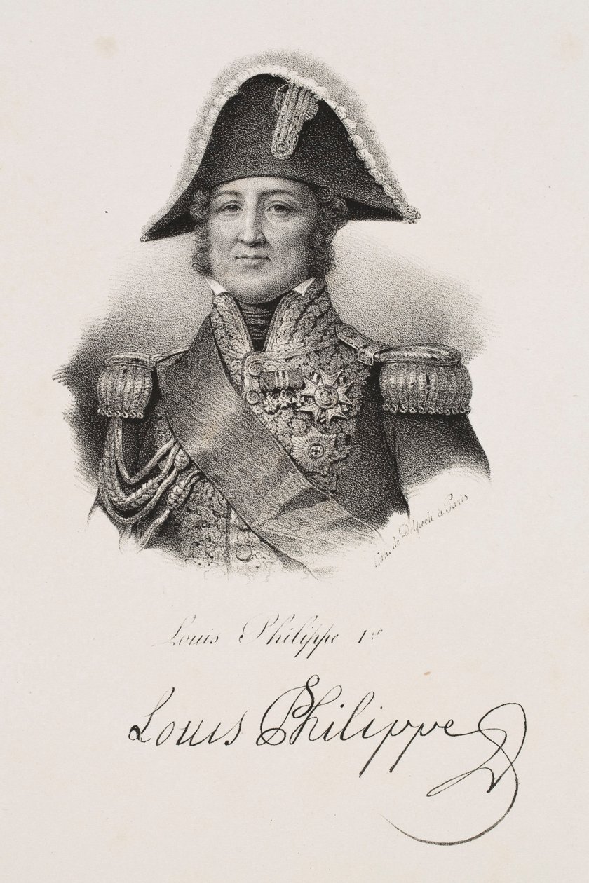 Porträtt av kung Louis-Philippe av Francois Seraphin Delpech