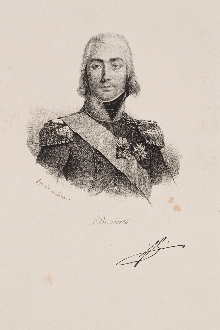 Porträtt av marskalk Jean-Baptiste Bessières av Francois Seraphin Delpech