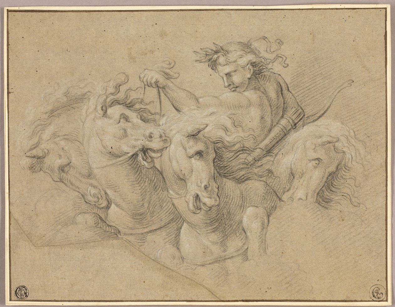 Apollo och hans hästar av Francois Verdier