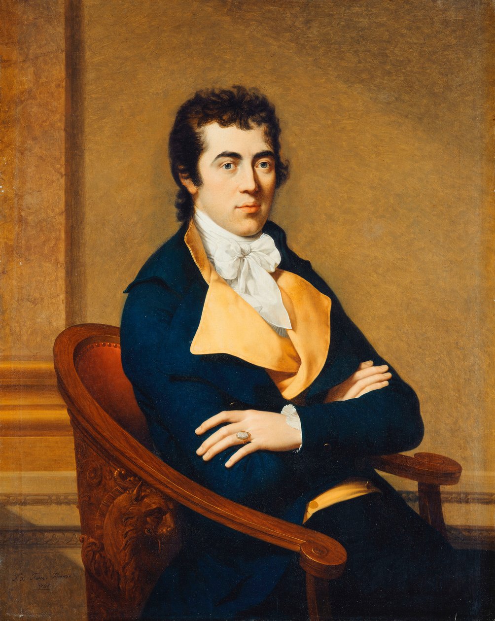 Porträtt av Henry Richard Vassall Fox, 3rd Lord Holland av Francois Xavier Fabre