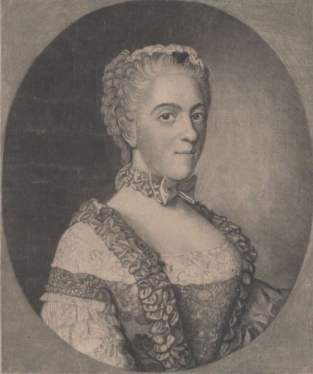 Porträtt av fru Anne-Henriette av Frankrike, 1750. av Francois Xavier Vispre