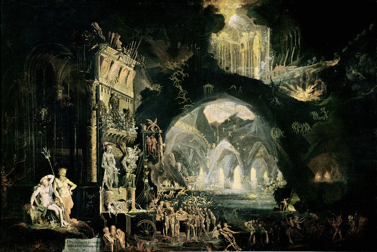 Hell, 1622 (se 89774 för detaljer) av Francois de Nome