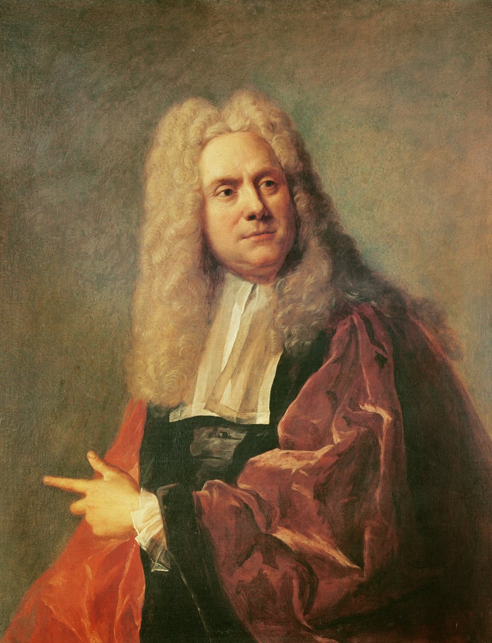 Porträtt av en Alderman, antas vara Jean Hébert av Jean François de Troy