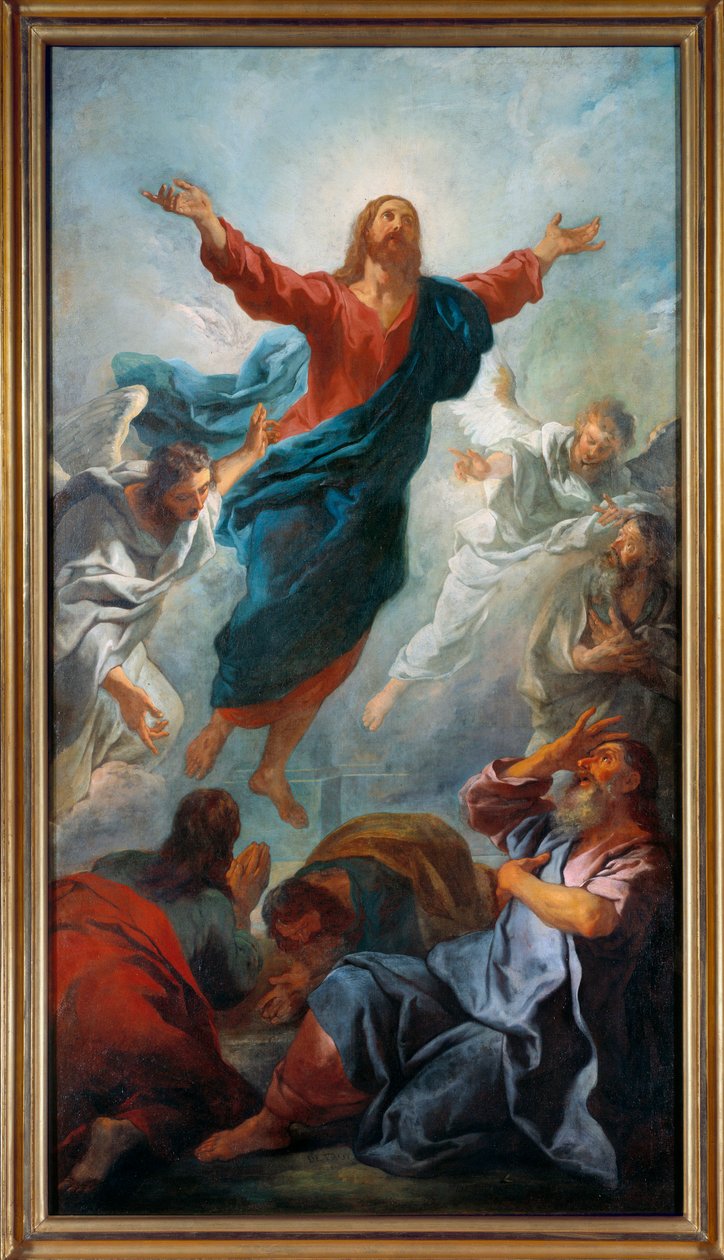 Uppstigningen. Målning av Jean Francois De Troy av Francois de Troy