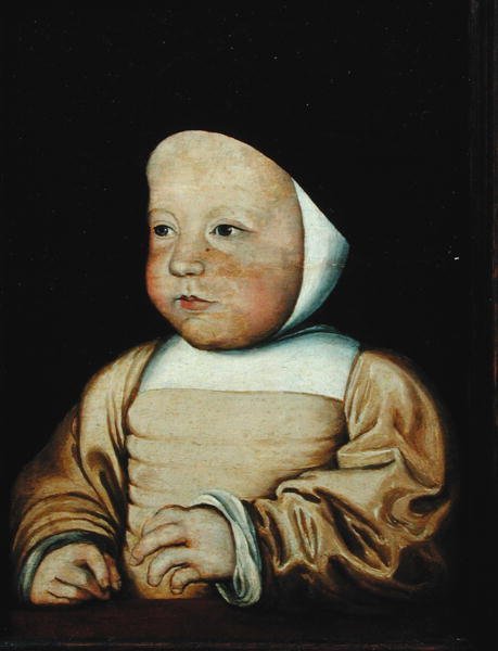 Porträtt av Karl av Frankrike (1522-45) Duc dAngouleme, ca 1524 av Francois workshop of Clouet