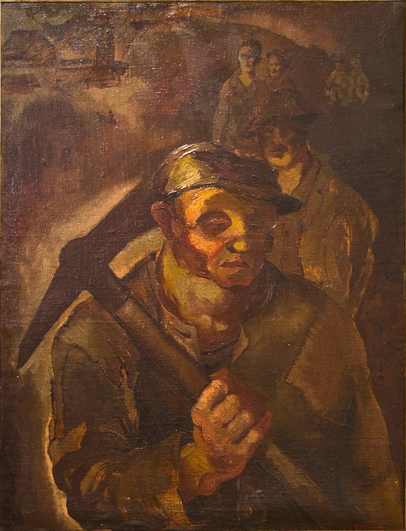  Leski rudarjin av Franjo Golob