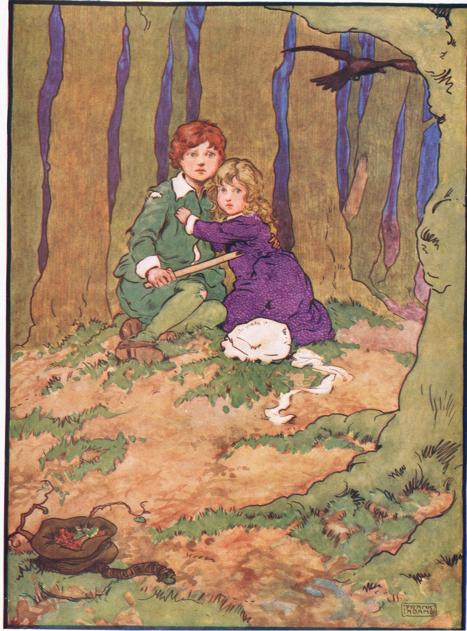 Och när de såg den mörka natten, satte de dem ner och grät, 1930-talet av Frank Adams