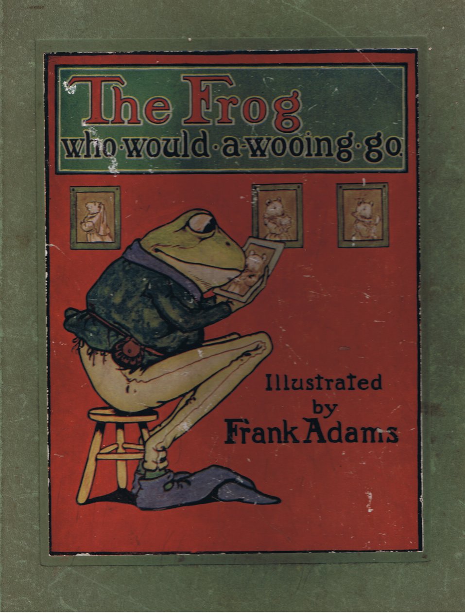 Framsidans illustration från "The Frog would a Wooing Go", av Charles H. Bennett, 1916 av Frank Adams