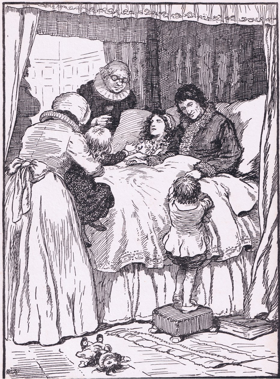 Förälskade levde de, förälskade dog de och lämnade två barn bakom sig., 1930-talet av Frank Adams