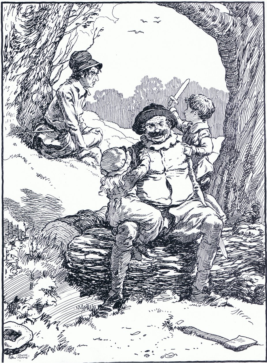 Så det vackra talet de hade fått fick rövare hjärtan att ge vika, 1930-talet av Frank Adams