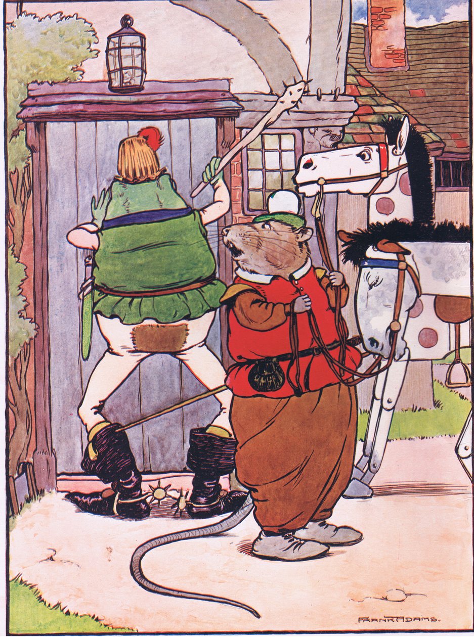 The Gave a Loud Knock, illustration från 