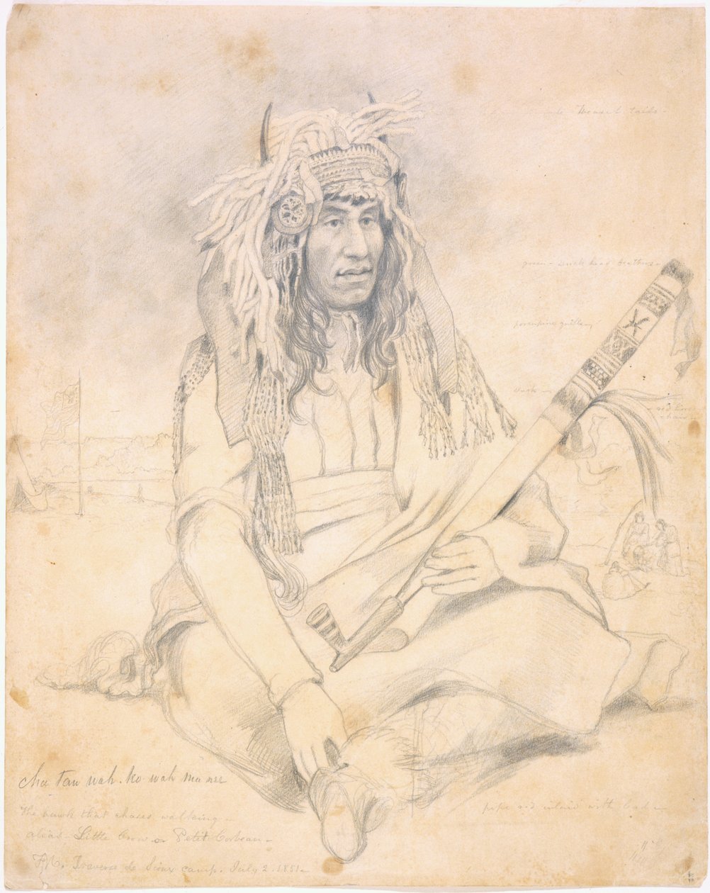 Lilla kråkan, 1851 av Frank Blackwell Mayer
