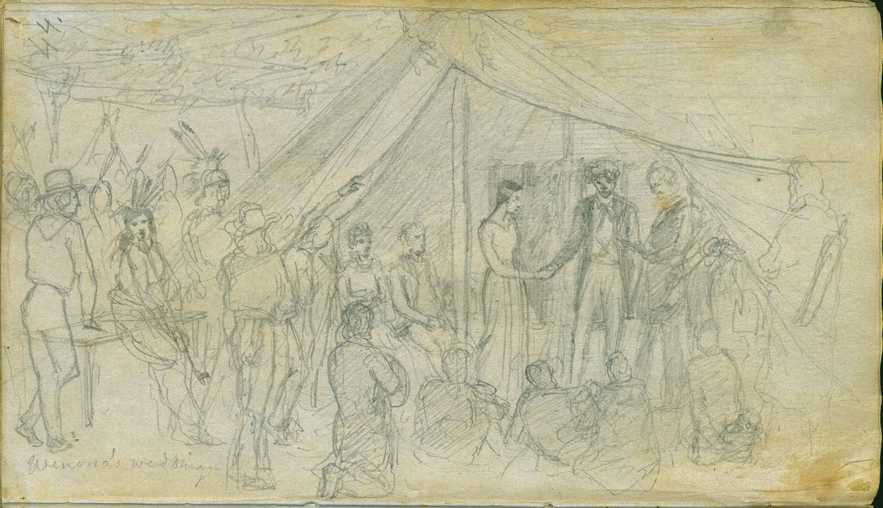 Winonas bröllop, 1851 av Frank Blackwell Mayer
