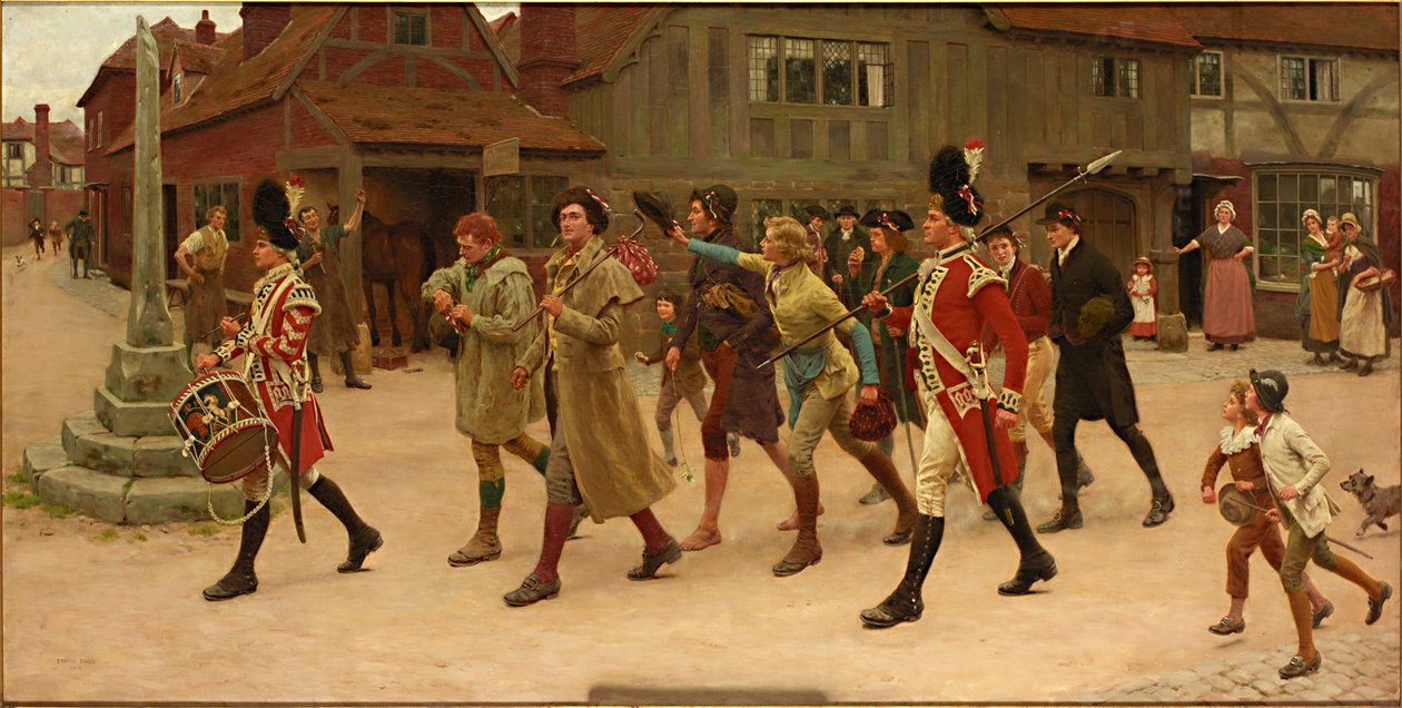 Följ trumman, 1914 av Frank Dadd