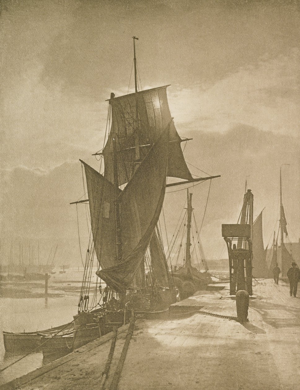 Sunshine and Shower, från "Sun Artists": A Serial Photography", publicerad 1889-91. av Frank Meadow Sutcliffe