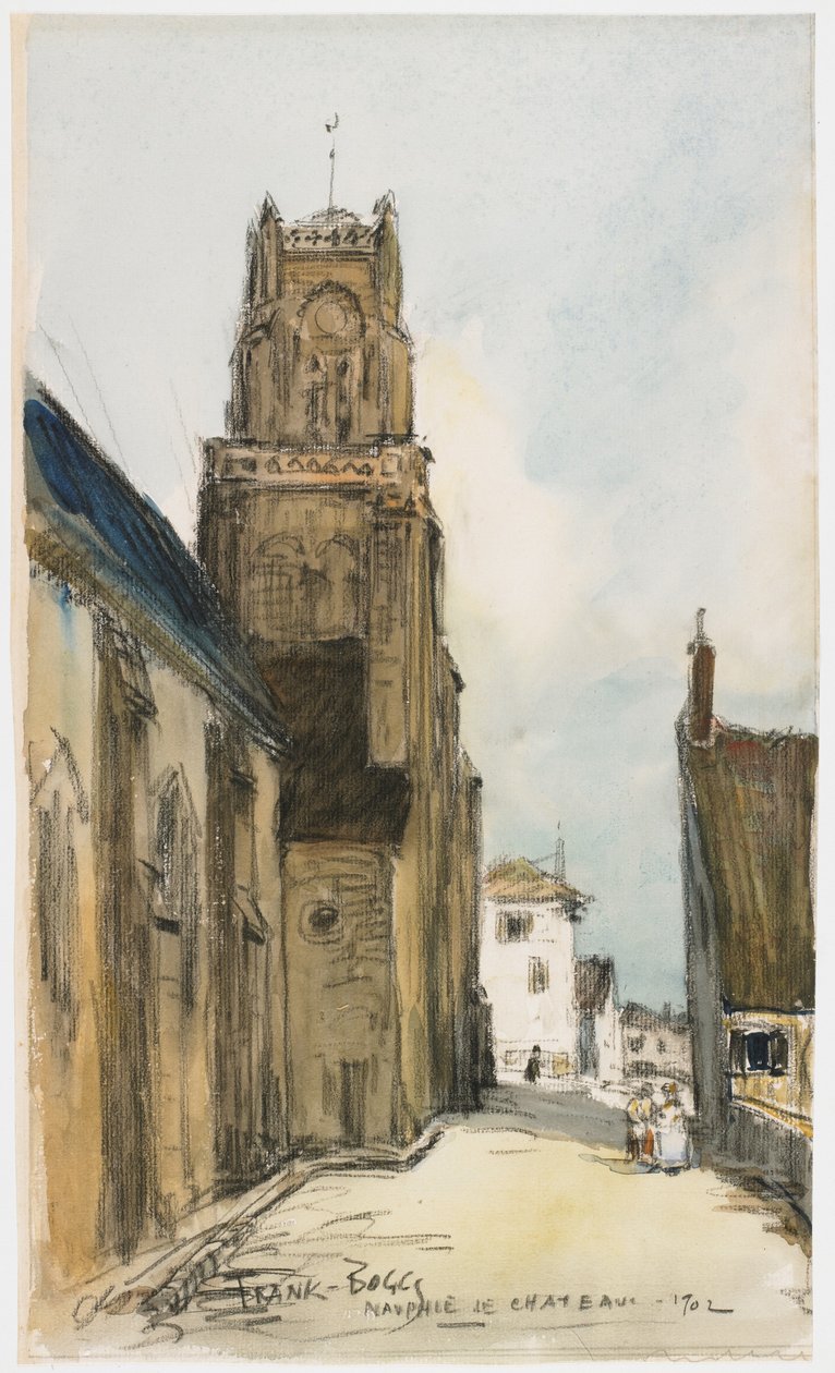 Nauphie de Chatêau, 1902 (wc och grafit på papper) av Frank Myers Boggs
