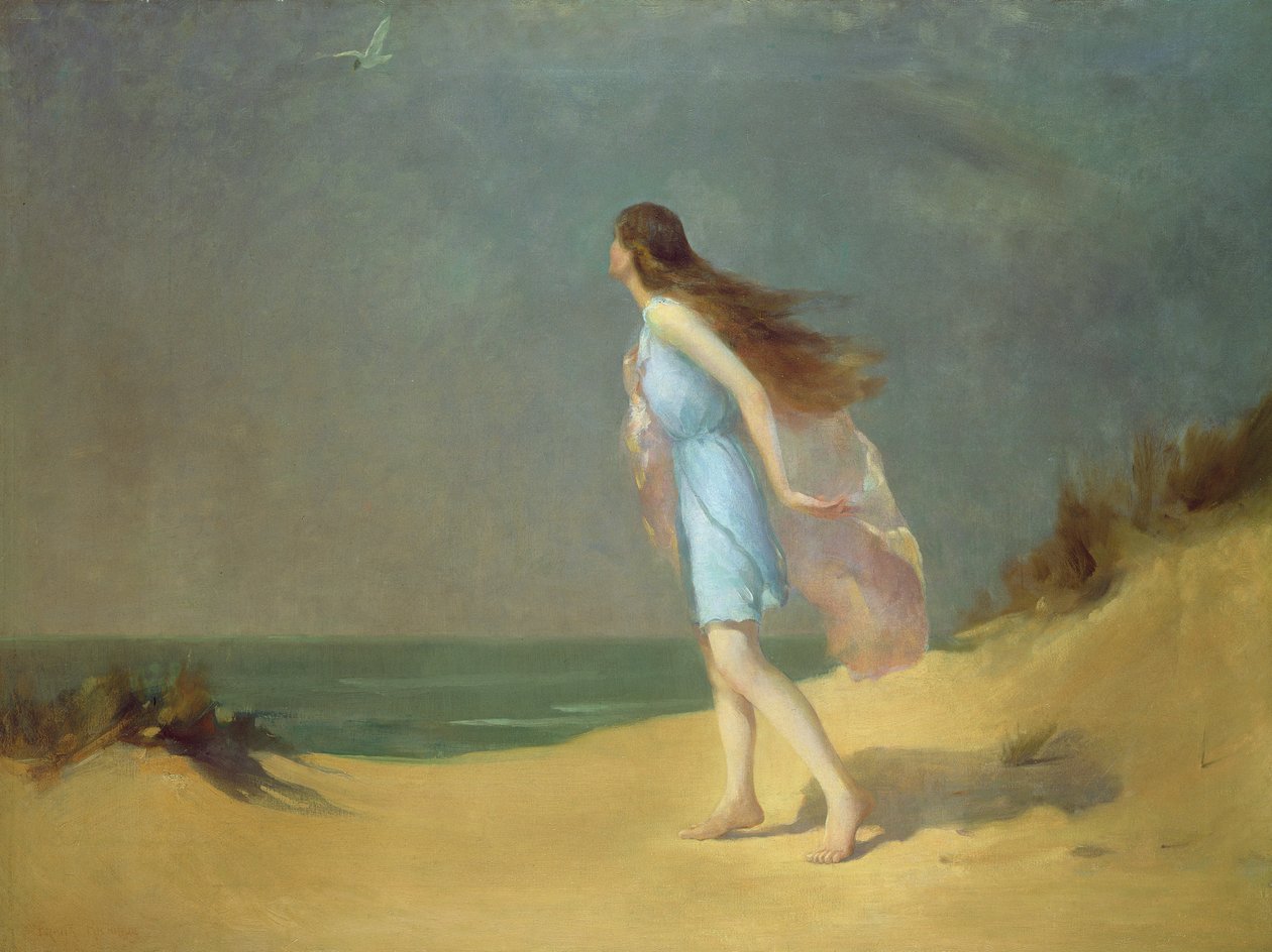 Flicka på stranden av Frank Richards
