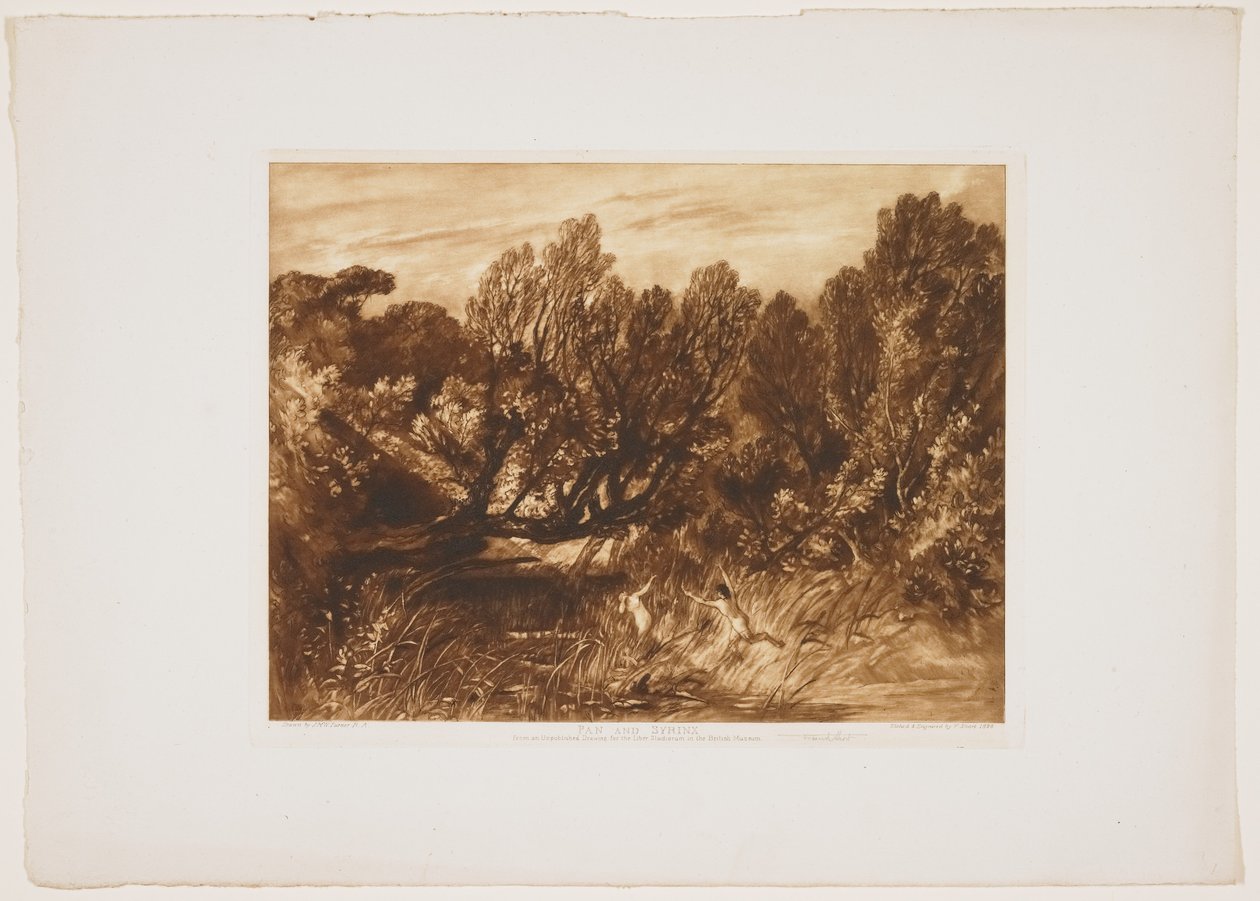 Pan och Syrinx (nr 2) av Frank Short