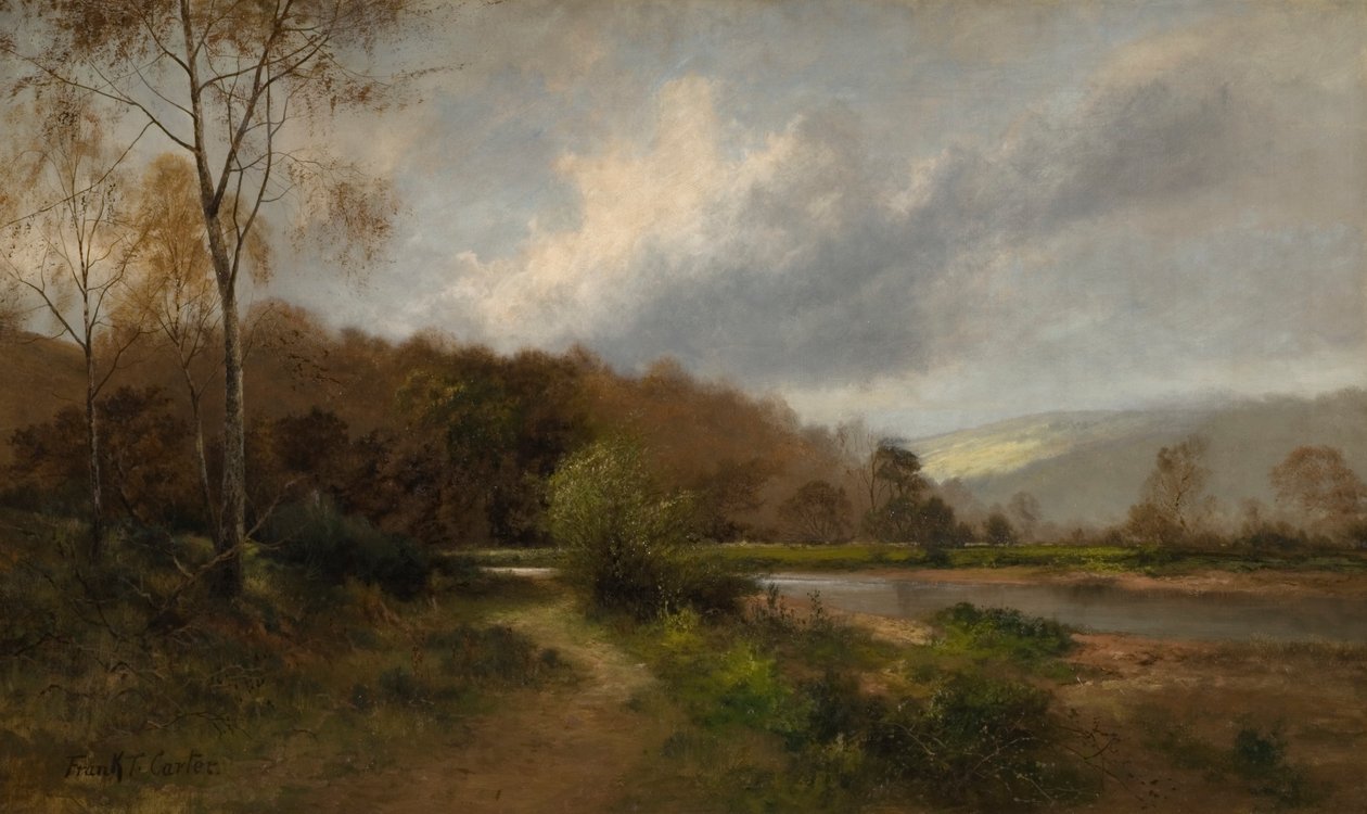 Derwent nära Lintz Green av Frank Thomas Carter