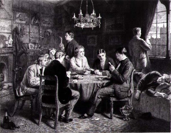 Reverie - En röst från långt borta, graverad av Robert W. Macbeth (1848-1910) pub. av Thomas McLean av Frank (after) Dicksee