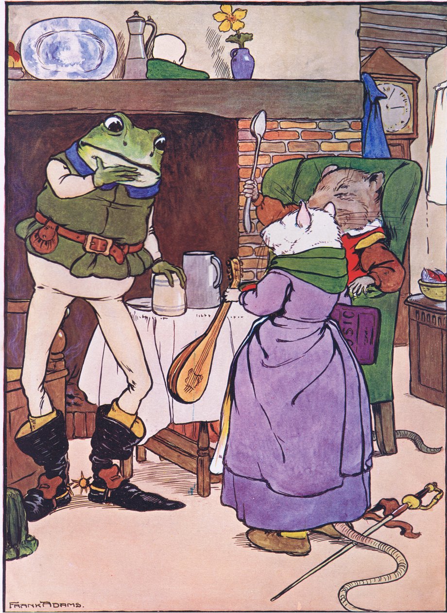 Pray Mistress Mouse vill du ge oss en sång, illustration från 
