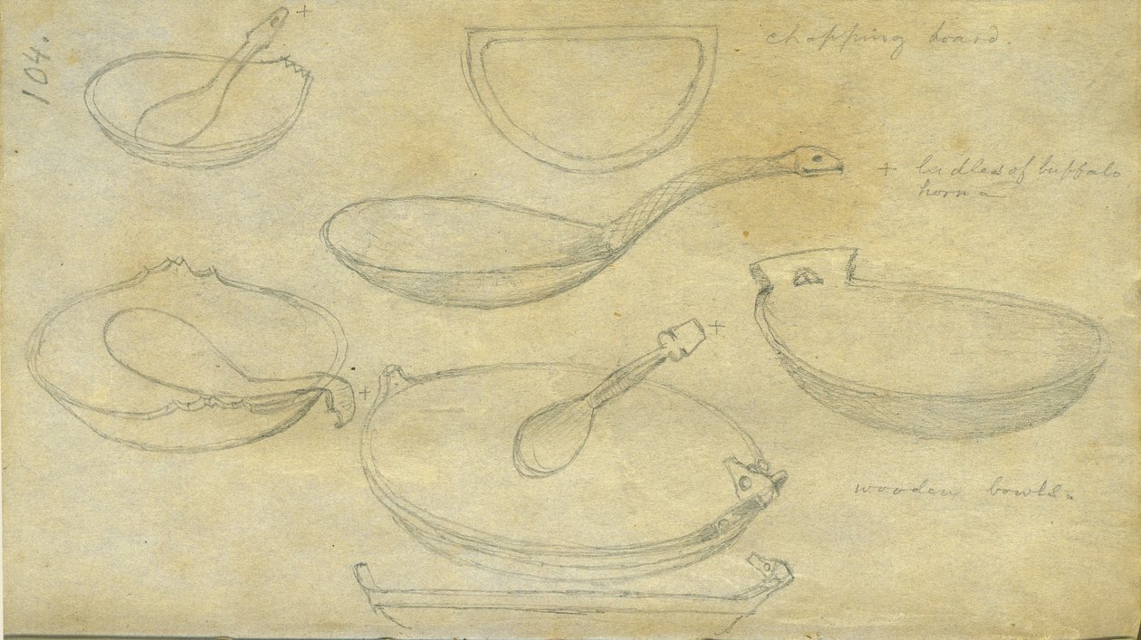Köksredskap, 1851 av Frank Blackwell Mayer