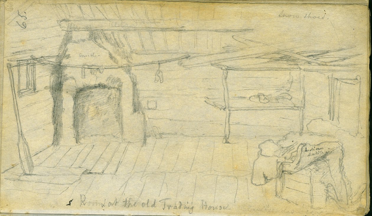 Rummet i det gamla handelshuset, 1851 av Frank Blackwell Mayer