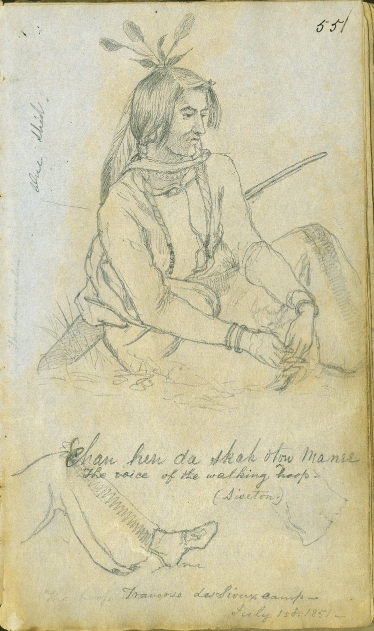 The Voice of the Walking Hoop, 1 juli 1851 av Frank Blackwell Mayer
