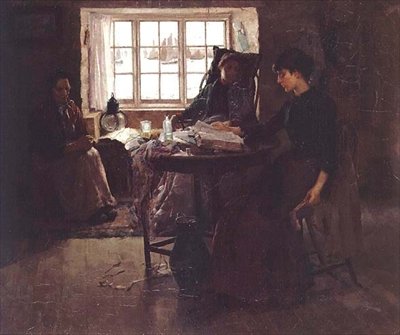 Fiskarhemmet av Frank Bramley