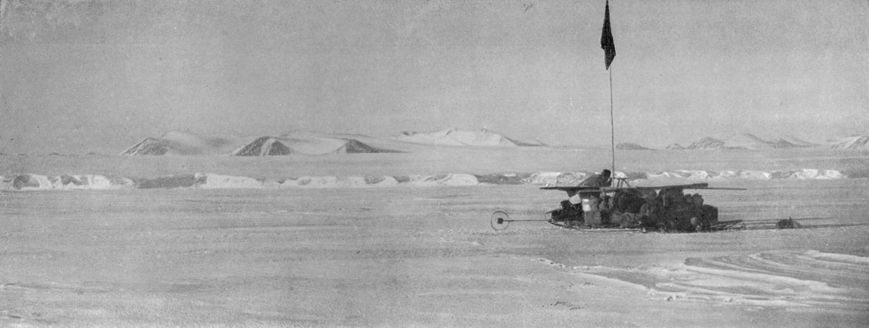 Wilson Piemonte-glaciären, visar de kontinuerliga isklipporna, c1911, 1913 av Frank Debenham