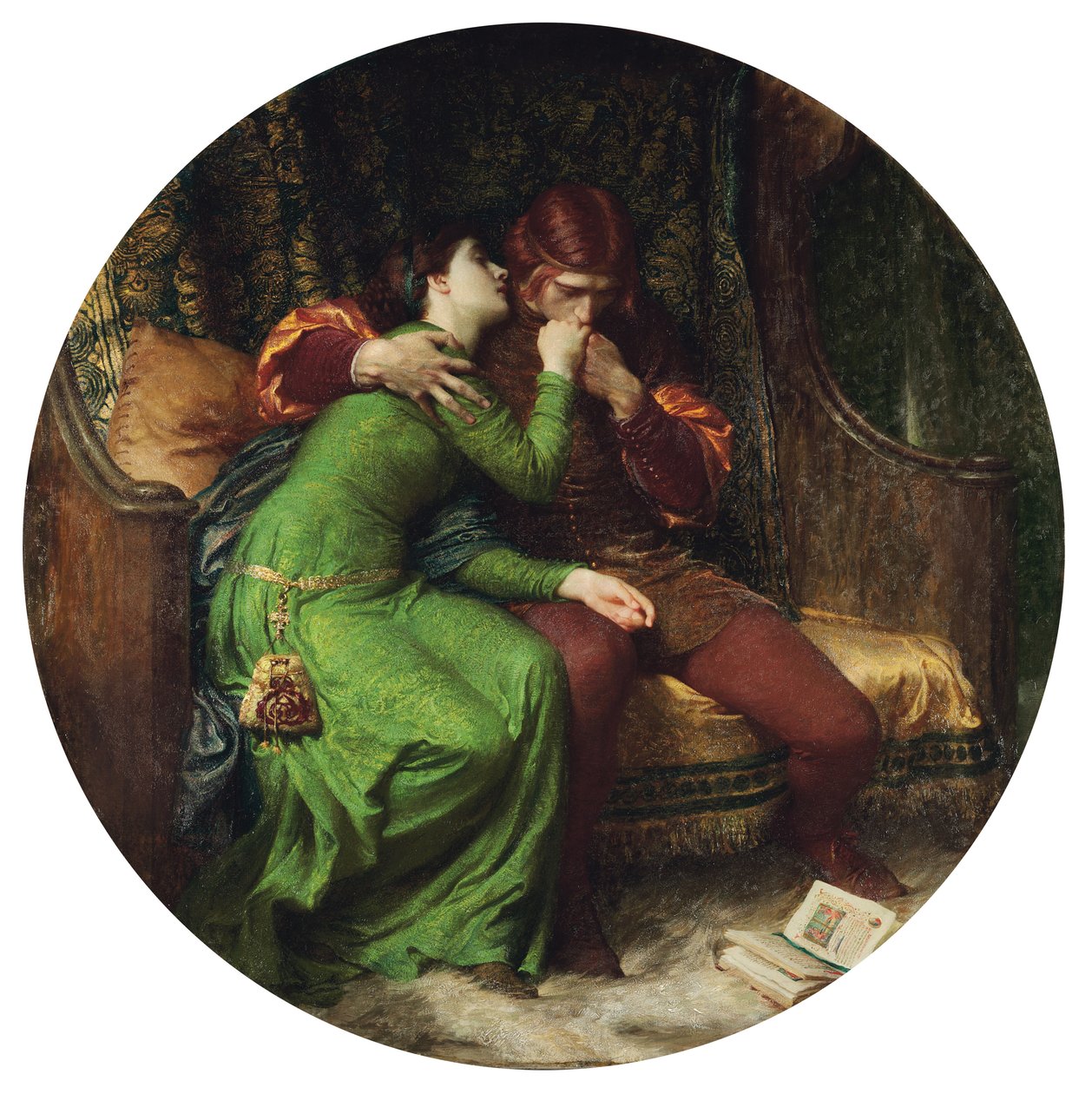 Paolo och Francesca, 1894 av Frank Dicksee