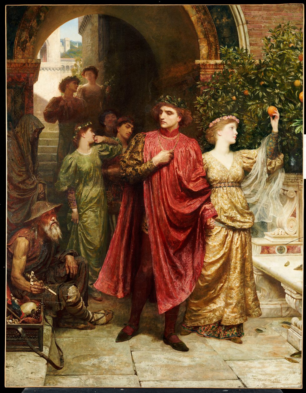 Symbolen - "Är det ingenting för er, alla ni som går förbi", 1881 av Frank Dicksee