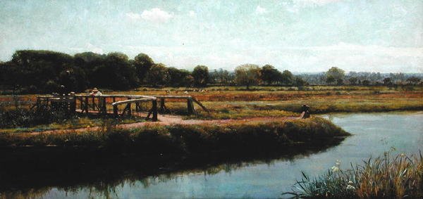 Walsham Meads (olja på duk) av Frank Dicksee