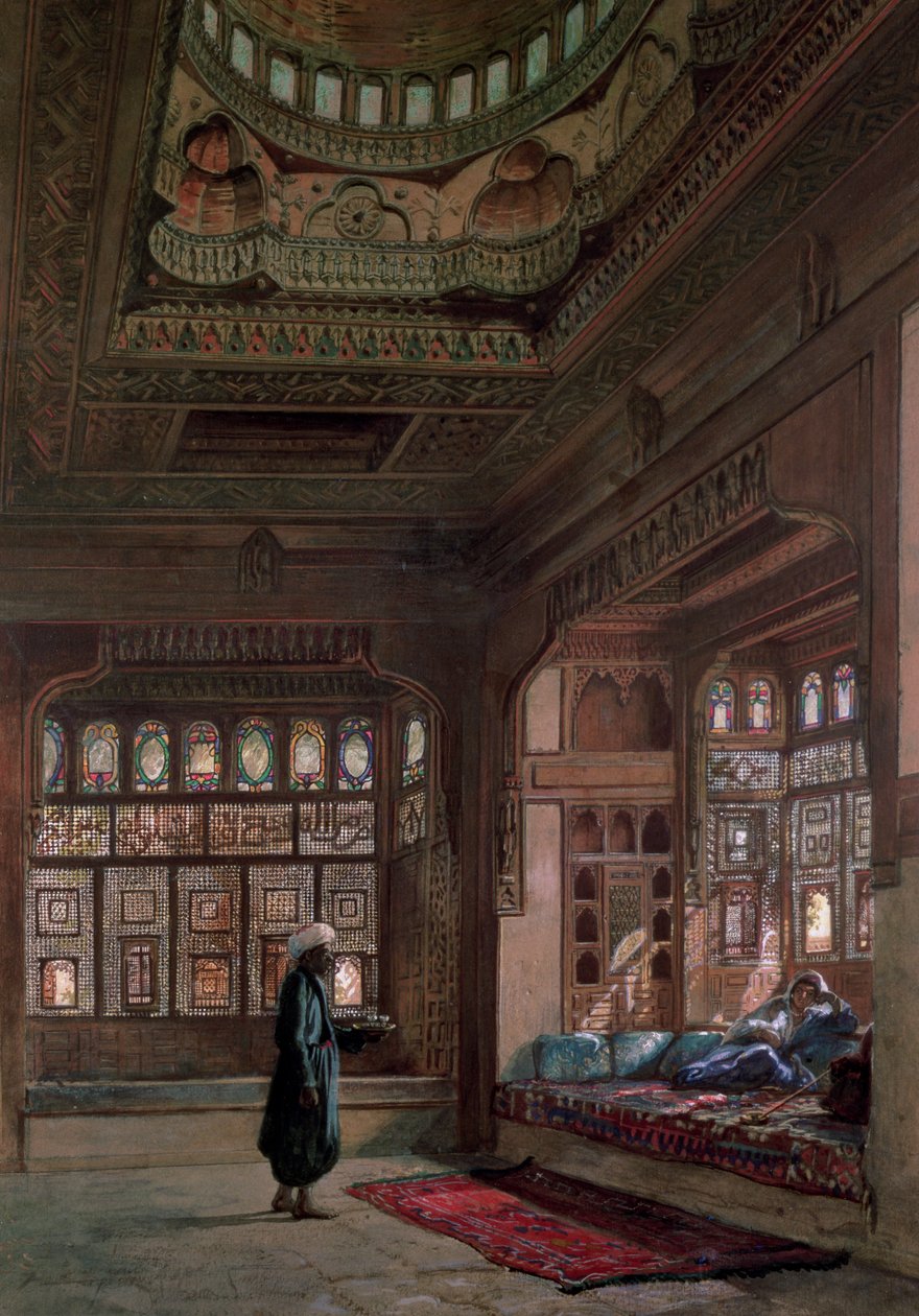 Sheikh Sadats harem, Kairo, 1870 av Frank Dillon