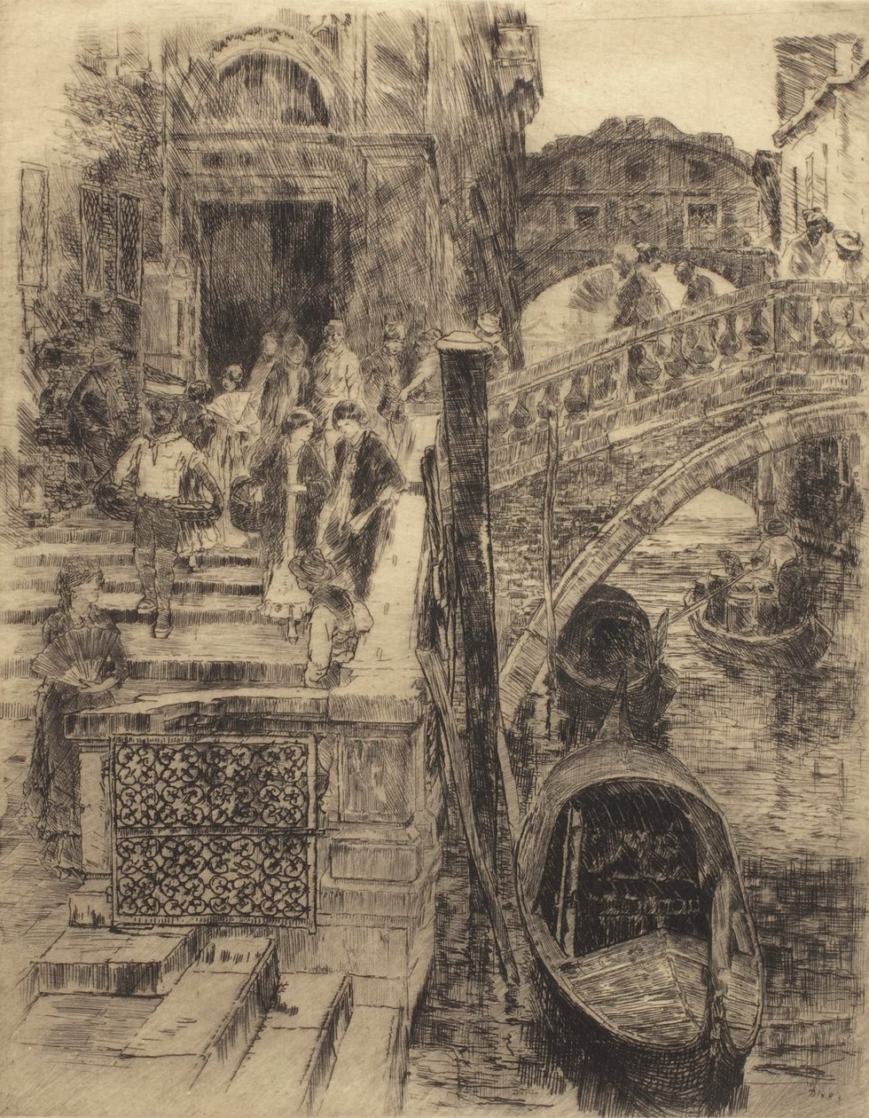 Suckarnas bro, Venedig (plansch 1) av Frank Duveneck