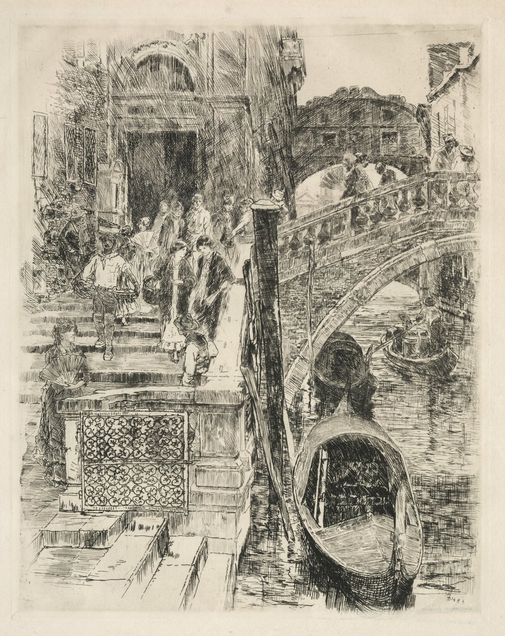 Suckarnas bro, Venedig, 1883. av Frank Duveneck