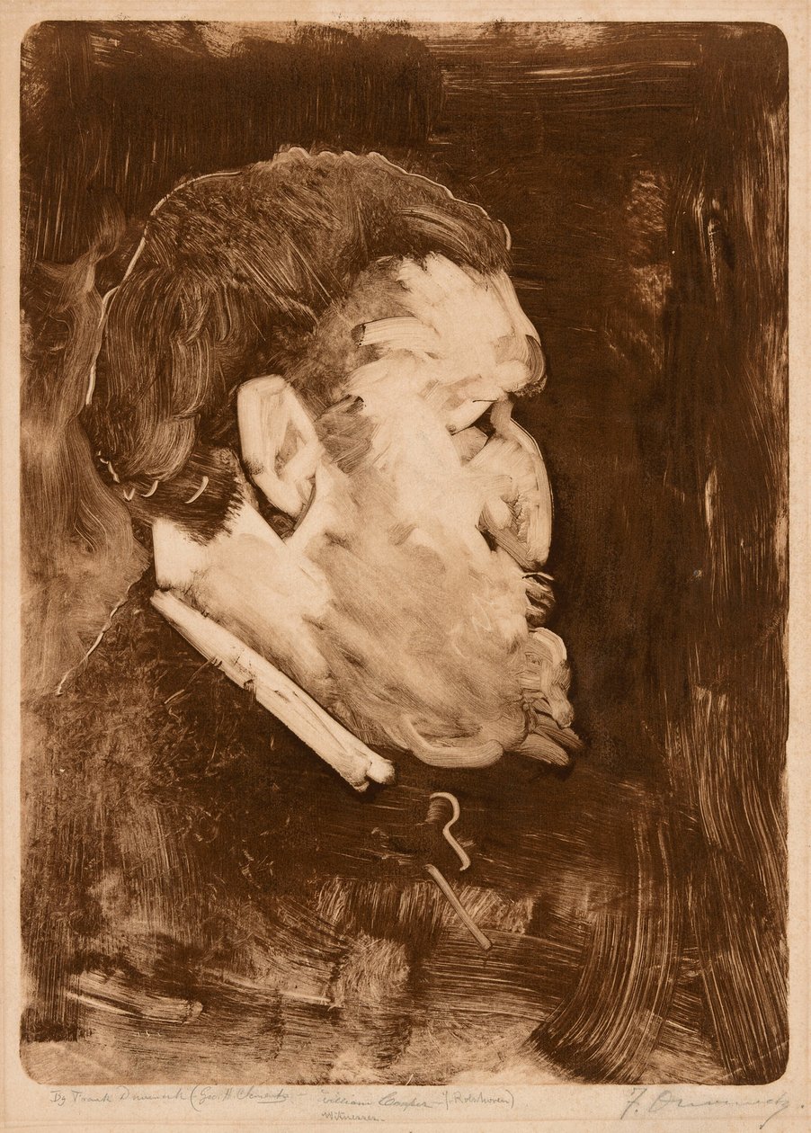 Karikatyr av William Gedney Bunce av Frank Duveneck